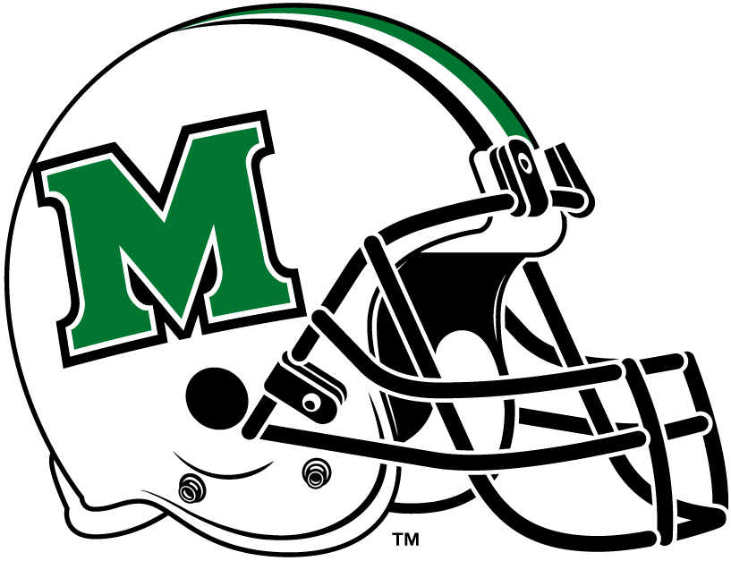 Marshall Thundering Herd 2001-Pres Helmet Logo iron on transfers for T-shirts